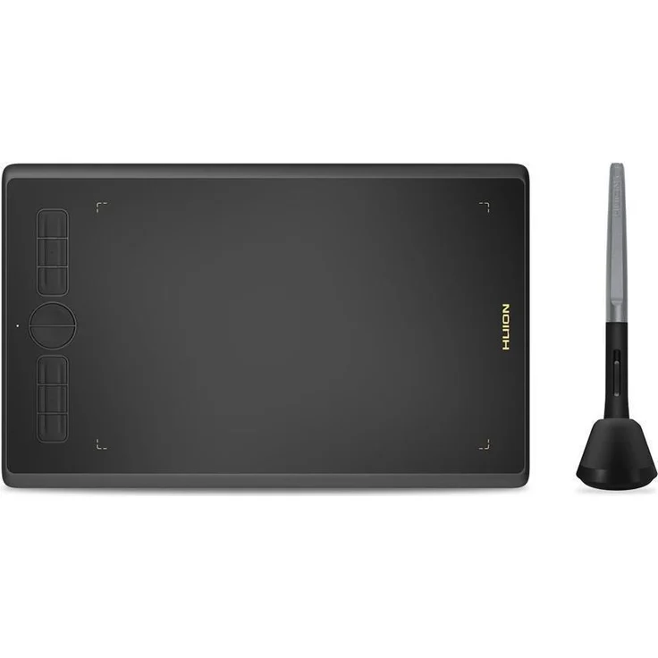 HUION Inspiroy H580X Grafiktablett (H580X) in Grün, 8 x 5 Zoll, PW100-Digitalstift, 360-Grad-Drehung