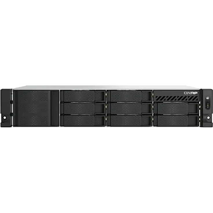 QNAP NAS TS-855eU-RP-8G 8bay 2HE (2U Rackmount NAS mit kurzer Einbautiefe und 8-Core Rechenleistung für optimierte Virtualisierung)