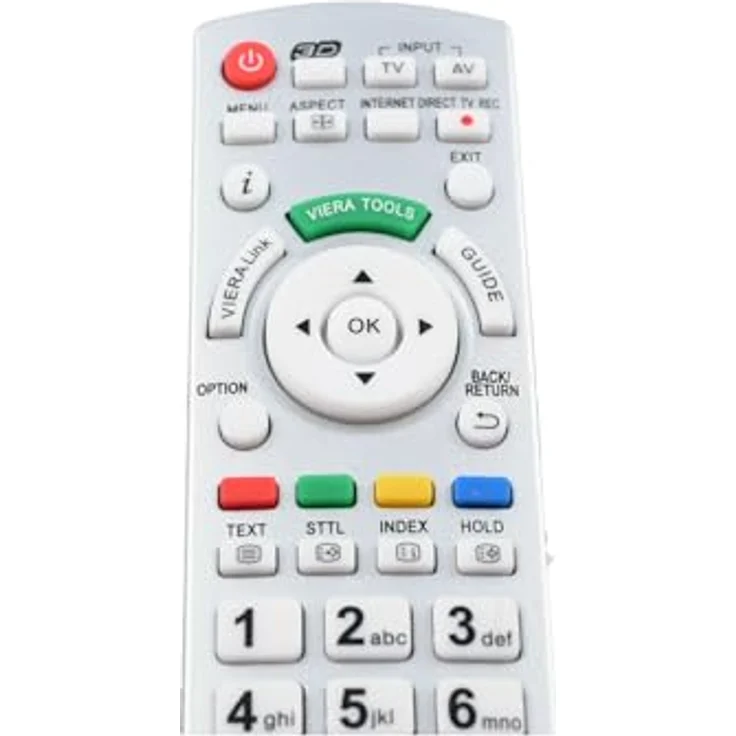 azurano Fernbedienung für PANASONIC N2QAYB000504, SUB N2QAYB000505, N2QAYB000506, N2QAYB000673 – Bild 6
