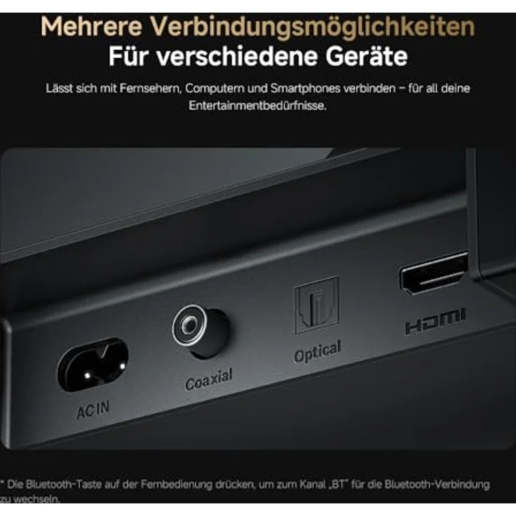 Xiaomi Soundbar Pro NS4-EU, 2.1 Kanal Soundbar mit 300W Leistung, kabellosem Subwoofer und Dolby Audio – Bild 10