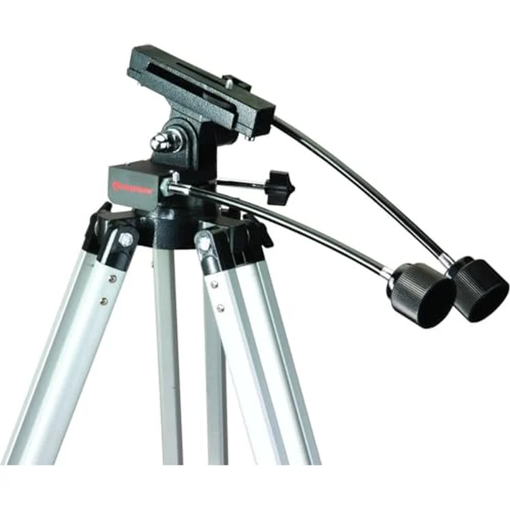 Celestron Stativ Alt-Azimutal für Spektive, Aluminium, maximal 5 kg Traglast, 2D Panoramakopf, Silber, 114,3 cm Höhe – Bild 2