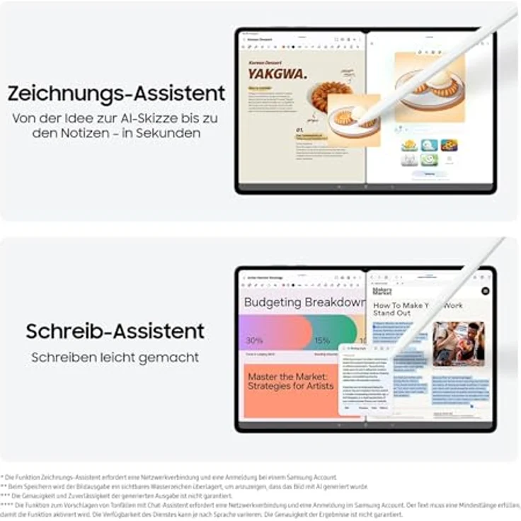 Samsung Galaxy Tab S11 Ultra 5G, AI Tablet mit 512 GB Speicher, 12 GB RAM, DeX, 14,6 Zoll AMOLED Display, lange Akkulaufzeit, Grau, 3 Jahre Herstellergarantie [Exklusiv auf Amazon] – Bild 5