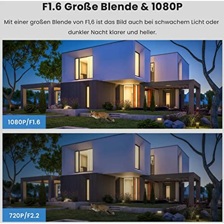 Tenda Überwachungskamera Aussen WLAN, 1080P IP Kamera mit 30m Vollfarb-Nachtsicht, Zwei-Wege-Audio, Alarmmeldung, Personenerkennung & Bewegungserkennung, ONVIF, IP66, SD Karte/Cloud/NVR Speicher, CT3 – Bild 4