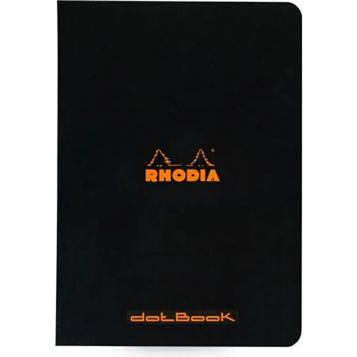 Rhodia Einsteck-Fotoalbum A5, Notizheft dotBook mit 48 Blättern, punktkariert 80g, Schwarz, Modell 119186C – Bild 1