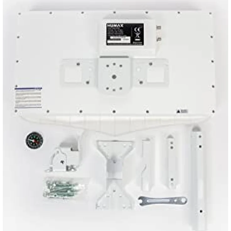 HUMAX Digital H40D2 Flat Spiegel SAT Flachantenne für 2X Teilnehmer weiß – Bild 3