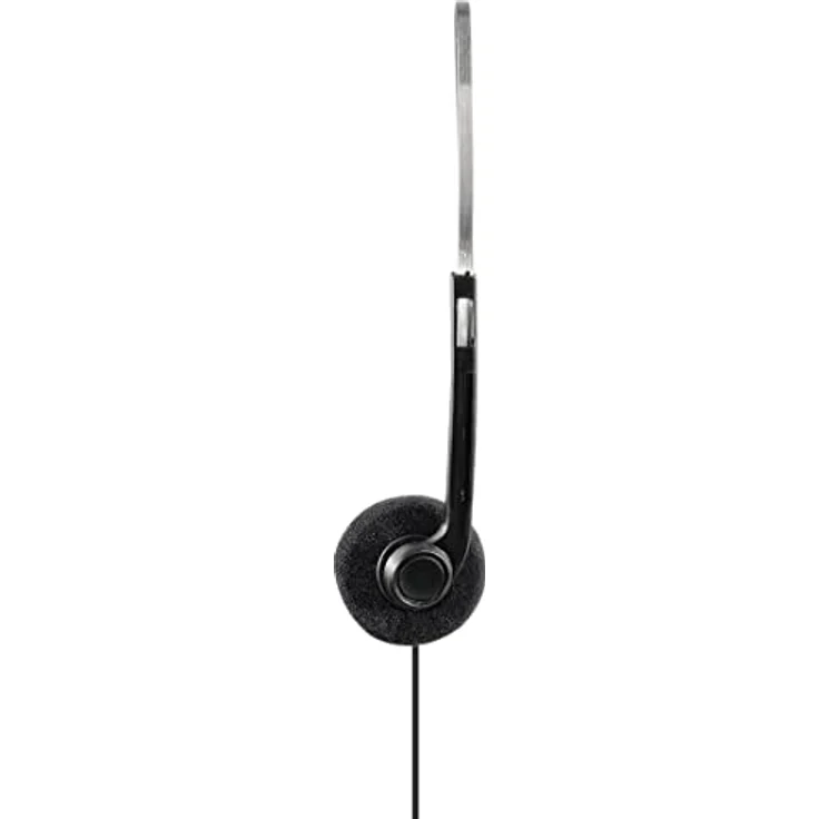 Hama Slight Computer On Ear Kopfhörer kabelgebunden Stereo Schwarz/Silber – Bild 2