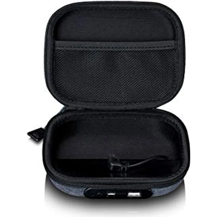 Lenco PBC-20 Tragetasche mit Powerbank, grau