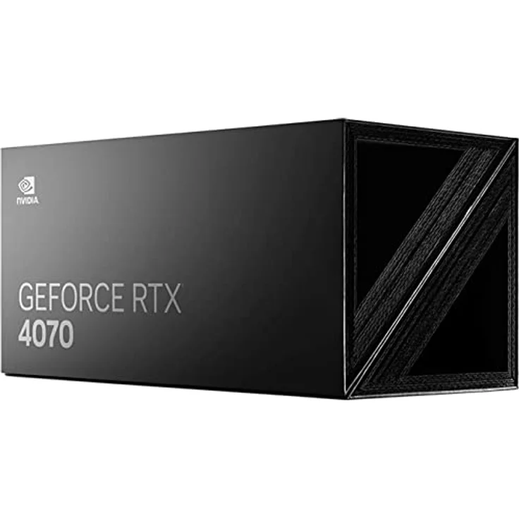 NVIDIA GeForce RTX 4070 Founder's Edition (FE) Grafikkarte, Titan und Schwarz, 900-1G141-2544-000 – Bild 3