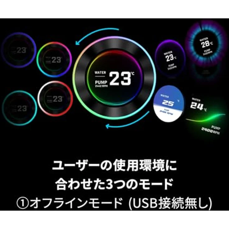 Lian-Li Hydroshift II LCD-C 360TL ARGB, CPU Wasserkühler mit RGB-Beleuchtung, Weiss, 120 mm Lüfter – Bild 6