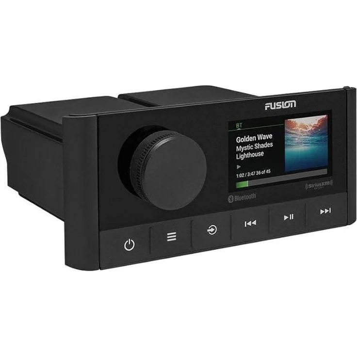Fusion MS-RA210, Bootsradio mit Bluetooth, NMEA Unterstützung, 2 Zonen, wasserdicht IPX6/IPX7, 2,7 Zoll Farb-LCD-Display – Bild 1