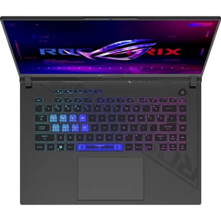 ASUS ROG Strix G16 Laptop | 16" FHD+ 165Hz/7ms entspiegeltes IPS Display | Intel Core i9-13980HX | 16 GB RAM | 1 TB SSD | NVIDIA RTX 4070 | Windows 11 | QWERTZ Tastatur mit 4-Zonen RGB | Eclipse Gray – Bild 3