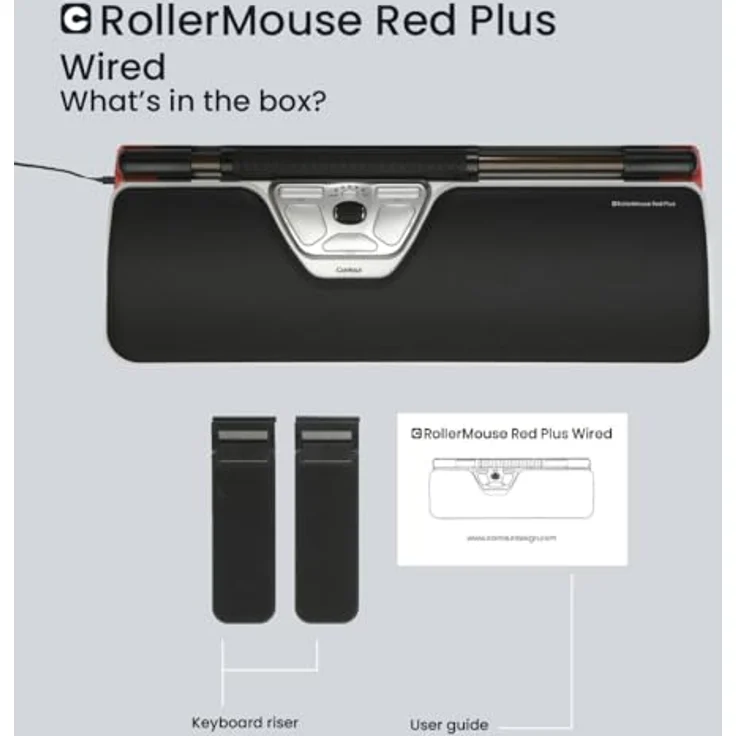 Contour RollerMouse Red Plus, Wired - ergonomische Maus - kabelgebunden- USB-C – Bild 5