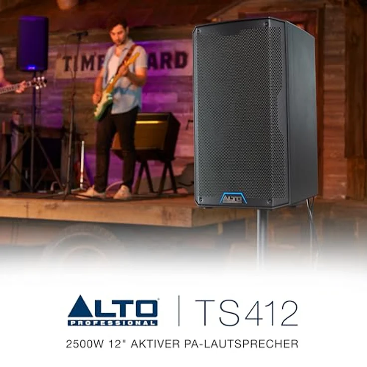 ALTO TS412, 2500 Watt 12-Zoll Aktiver PA-Lautsprecher mit 3-Kanal Mixer, Bluetooth-Streaming, DSP App, schwarz – Bild 11