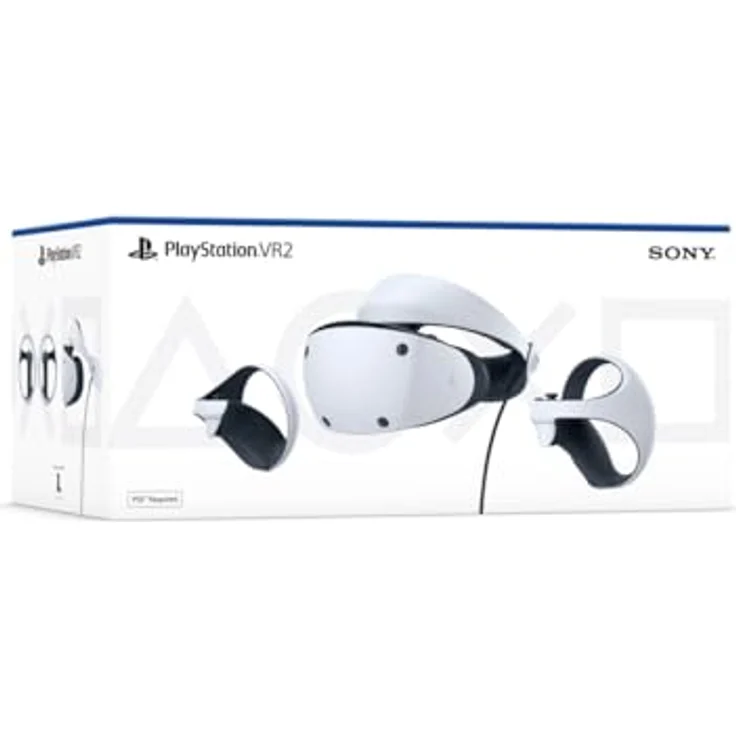 Sony VR2, Virtual-Reality-Brille mit 2000x2040 Auflösung pro Auge, haptischem Feedback, Weiß/Schwarz – Bild 2