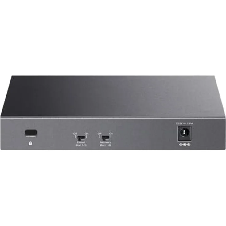 TP-Link 8-Port Gigabit Desktop Ethernet Switch mit 8-Port PoE+, 62W PoE Budget, PoE Auto Recovery, Plug & Play, Metallgehäuse, ideal für IP-Überwachung & Netzwerksicherheit (LS108GP) – Bild 2