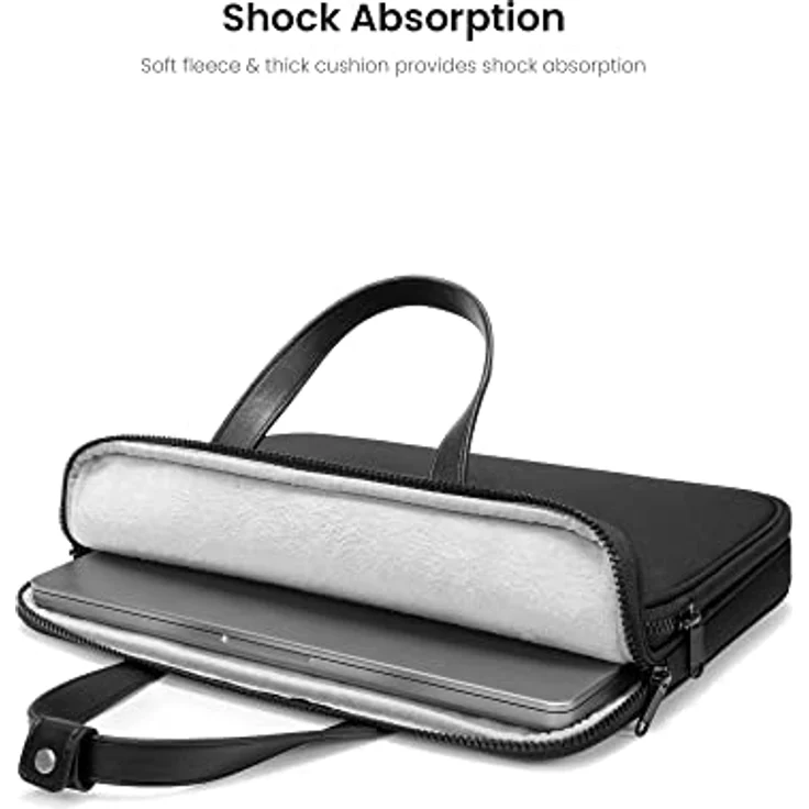 tomtoc 14" Laptoptasche, modern und langlebig, Schwarz – Bild 6