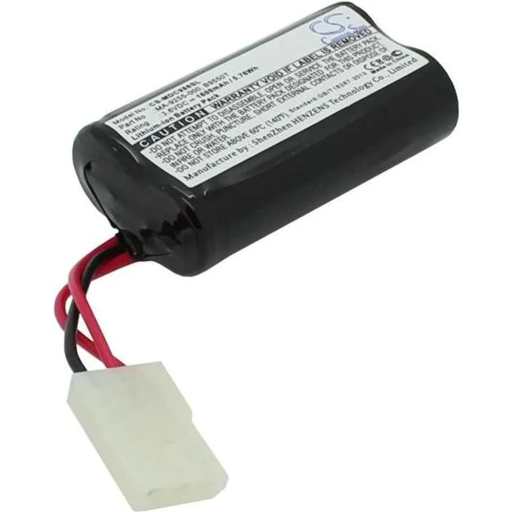 AccuCell Speicherakku 3,7V für Modicon B9550T - 1600 mAh, Lithium-Ionen, 29 x 15 x 50 mm