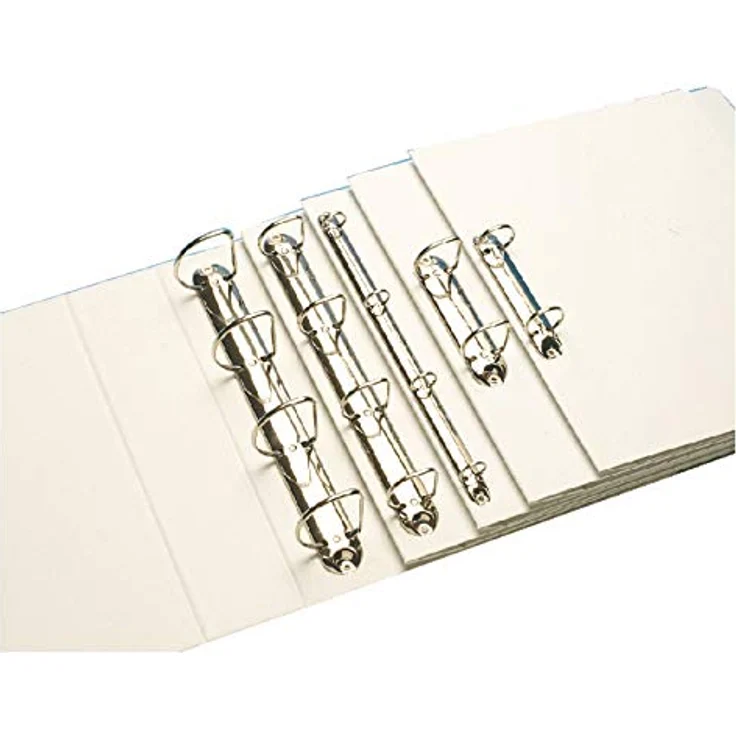 LEITZ Präsentationsordner Esselte Ringbuch Präsentation 4Ri 49704 Rückenbreite: 63 mm, 4 Ringe, D-Mechanik, Graupappe weiß – Bild 3