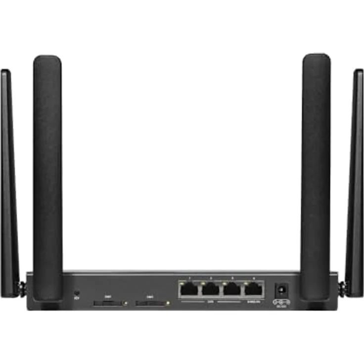Edimax 4G-7449AC - 4G LTE AC1200 Wi-Fi 5 Router - High-Speed Dual-SIM Router in Schwarz – Bild 4