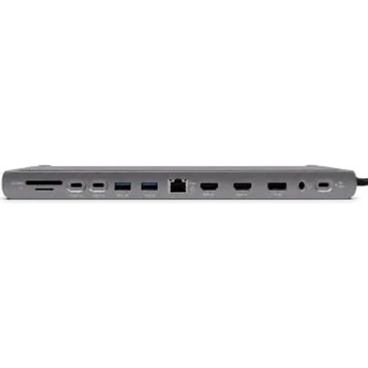 Nilox 13 in 1 USB-C Hub, Docking Station in Grau mit Slim Fit Design und Plug & Play Funktion – Bild 4