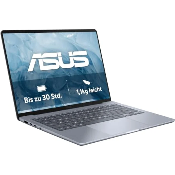 ASUS Zenbook 14 UX3480QA-SF003W, 14 Zoll OLED Laptop mit Snapdragon 200, 16 GB RAM, 512 GB SSD, Blau, Windows 11 Home – Bild 2