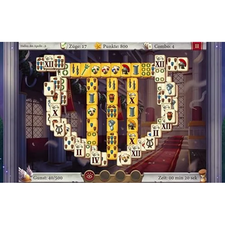 Markt + Technik LEGENDEN von ROM - Spiele Paket mit 4 Vollversionen: Solitaire, Mahjongg, Match 3 für Win 11/10/8.1/7, schnelle Installation, deutscher Support – Bild 4