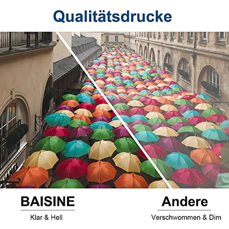 BAISINE 4er-Pack Toner Kompatibel für Oki MC362, 3500 Seiten Schwarz, 2000 Seiten Cyan, Magenta, Gelb (BCMY) – Bild 4
