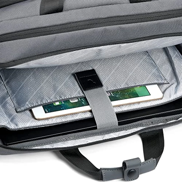 Roncato Clayton Aktentasche 44 cm Laptopfach (16.14"), Notebooktasche, Grau – Bild 5