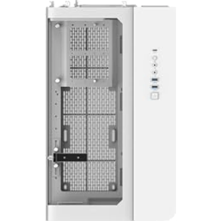 Thermaltake Tt View 390 Air Snow White, Midi Tower PC Gehäuse für Mini-ITX, Micro ATX und ATX, mit 4 mm gehärtetem Glass, vorinstallierten Lüftern und USB-C 3.2 Gen2 Anschluss, Weiss – Bild 6