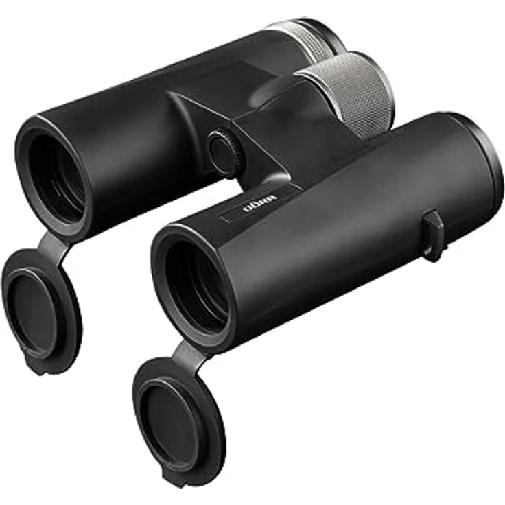 Dörr Puma 8x42, Dachkant-Fernglas mit hochgradig lichtdurchlässigen BAK-4 Prismen, titan-silberner Design und gummiertem Gehäuse – Bild 5