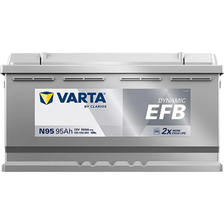 VARTA EFB N95 Blue Dynamic, 95Ah Autobatterie mit 850A Kaltstartstrom für Start-Stopp-Automatik – Bild 2