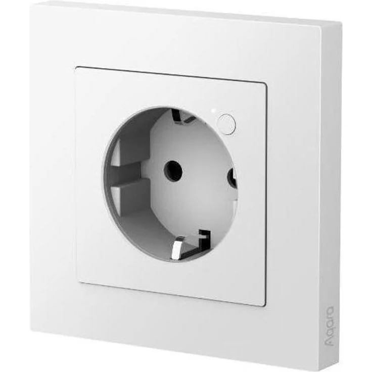 Aqara Wall Outlet H2, Smart Plug Typ F mit Zigbee 3.0, 16 A, Energiemessung, kompatibel mit Apple Home, Google und Alexa