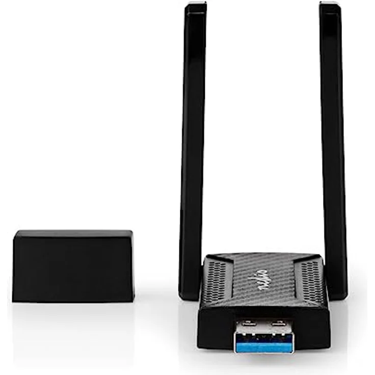 Nedis AC1200 Netzwerk-Dongle, Wi-Fi Dualband 2.4/5 GHz, USB 3.0, für Windows 10/11/8, Wi-Fi Geschwindigkeit bis 1200 Mbps – Bild 3