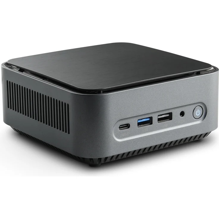 CSL Mini-PC Narrow Box Core i3 (Intel Core i3-N305, 8 GB RAM, 4000 GB SSD, Intel UHD Graphics), Schwarz, ideal für Home-Office und 4K-Entertainment