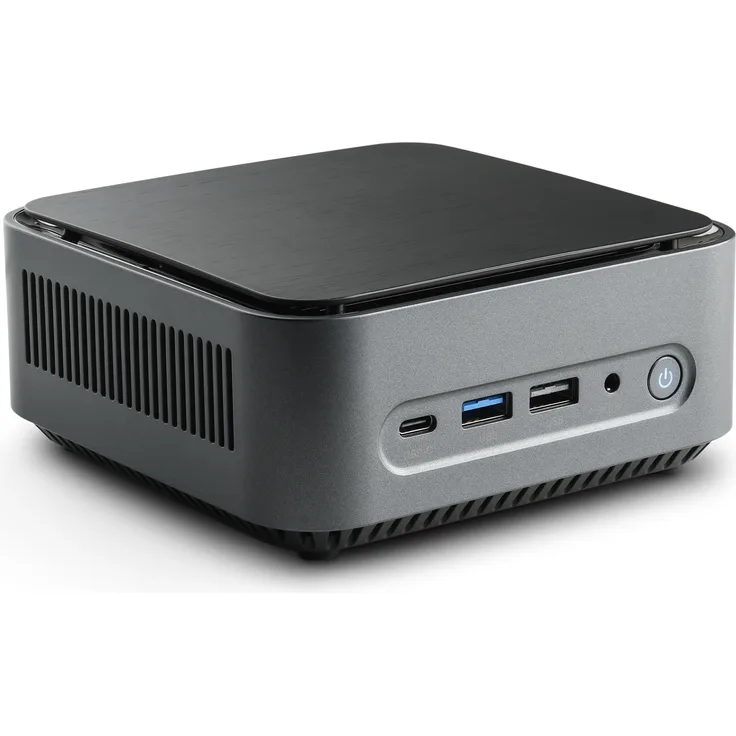 CSL Mini-PC Narrow Box Core i3 (Intel Core i3-N305, 8 GB RAM, 4000 GB SSD, Intel UHD Graphics), Schwarz, ideal für Home-Office und 4K-Entertainment