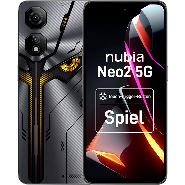 Nubia Neo 2 5G Smartphone (256 GB Speicherplatz, 50 MP Kamera) in Obsidian Black – Bild 1