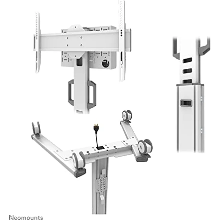 Neomounts TV-Trolley FL50S-825WH1 Weiss (70", 70 kg), TV Ständer, schwenkbar und höhenverstellbar – Bild 5