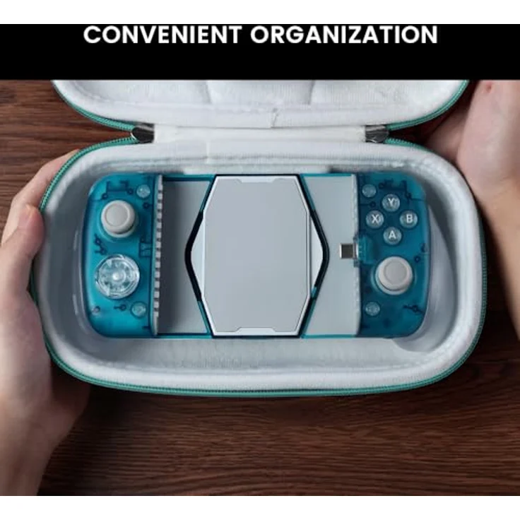 Gamesir X3 Pro, Gaming Controller für Android und iOS, mit Hall-Effekt-Analogsticks, ergonomischem Design und integrierter Kühlung, Blau – Bild 9