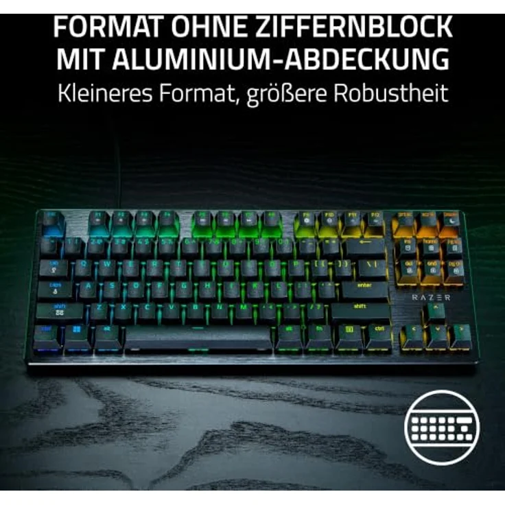 Razer Huntsman V3 HE Magnetic TKL, Gaming-Tastatur mit Hall-Effect-Switches, USB-C, Chroma RGB, N-Key-Rollover – Bild 10