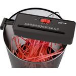 OLYMPIA PS 16 Pro, Aktenvernichter in Schwarz mit leistungsstarker Schneidetechnologie