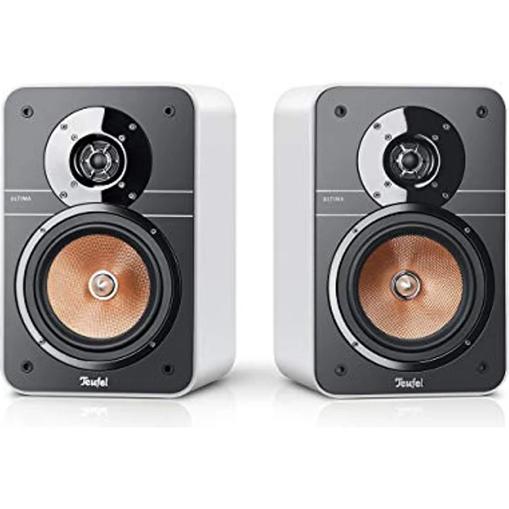 Teufel Ultima 20 - HiFi-Regallautsprecher, Kompakt & Leistungstark, Phase-Plug, Präziser Sound, 2-Wege-System, Bassreflex-Aufbau - Weiß – Bild 1