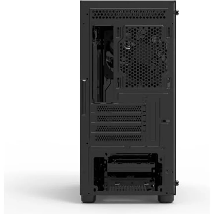 Zalman T3 Plus Mini Tower Case, mATX und Mini-ITX kompatibel, Schwarz, mit Seitenfenster aus gehärtetem Glas und Wasserkühlungsmöglichkeit – Bild 6