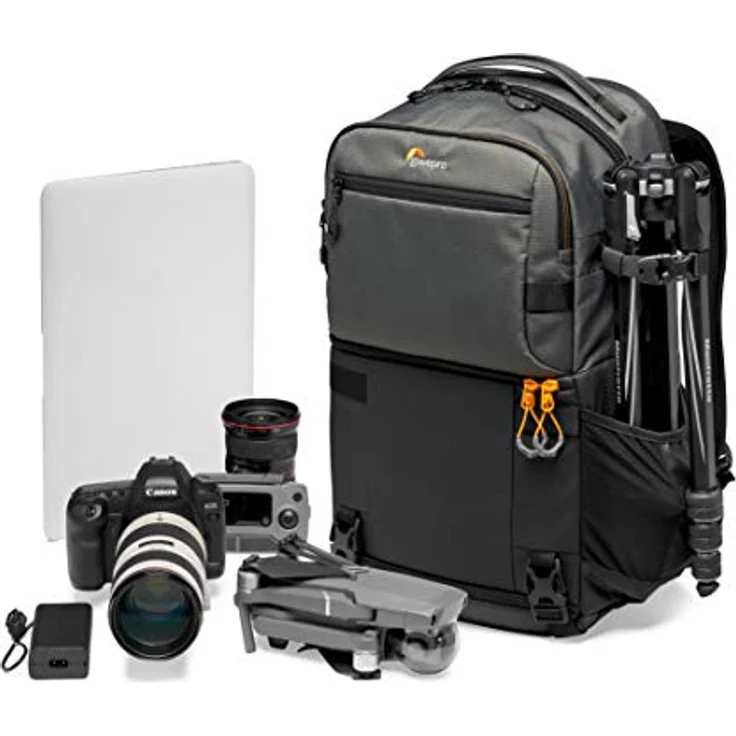 Lowepro Fastpack PRO BP 250 AW III Kamerarucksack - Kameratasche - Fotorucksack für spiegellose und DSLR-Kameras wie Nikon D850, 300D, mit Zugang per QuickDoor, Fach für 15-Zoll-Laptop, Ripstop – Bild 5