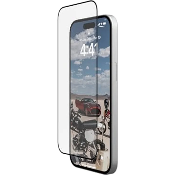 URBAN ARMOR GEAR PLUS Tempered Glass Displayschutzglas Apple iPhone 15 [9H zweifach gehärtetes Glas, Anti-Fingerabdruck, Inkl. Montagekit, 0,33mm dünn, Ultra klar] – Bild 1