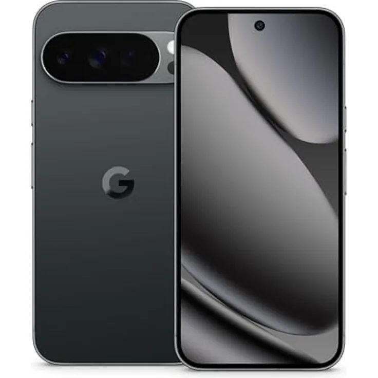 Google Pixel 10 Pro XL, Android-Smartphone ohne SIM-Lock, Dreifach-Rückkamera, 6,8 Zoll Super Actua-Display, 256GB, Obsidian