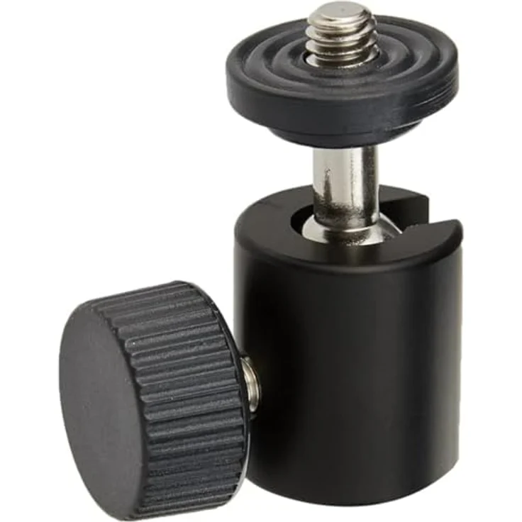 Hama Kugelkopf (Gewinde B 1-4 Zoll, Höhe 38 mm, geeignet für Stativ) schwarz – Bild 2