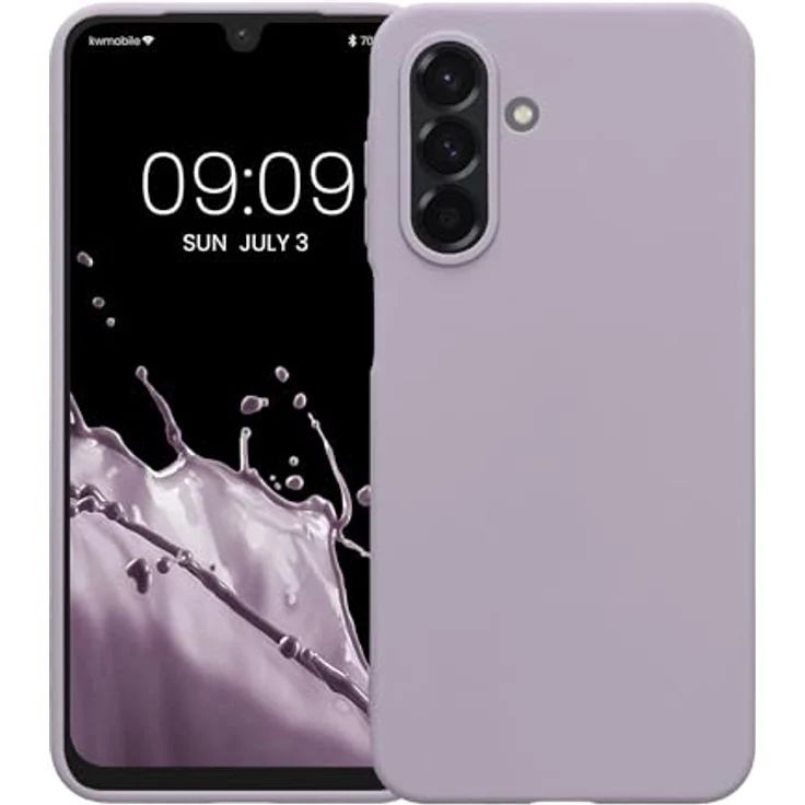 kwmobile Hülle für Samsung Galaxy A26 5G - weiches TPU Silikon Case in Lavendel, geeignet für kabelloses Laden – Bild 5