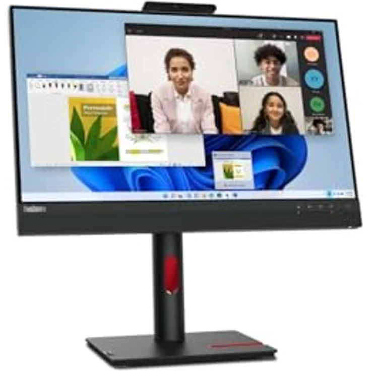 Lenovo ThinkCentre Tiny-in-One 24 Gen 5 - 23.8" Touchscreen LED-Monitor - Full HD (1080p) @ 60 Hz - HDMI, DisplayPort - Black – Bild 5