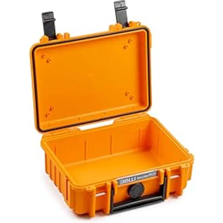 B&W International Transportkoffer Outdoor Typ 500 Orange - Wasserdicht nach IP67 Zertifizierung, staubdicht, bruchsicher und unverwüstlich – Bild 1