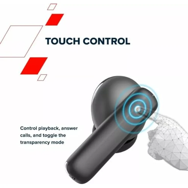 CANYON Bluetooth Headset TWS-10 lila, Energieeffizientes Bluetooth 5.3, Aktive Geräuschunterdrückung – Bild 5